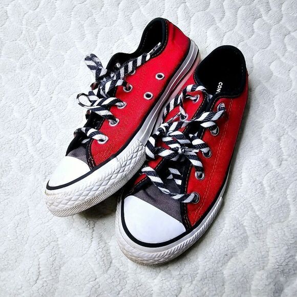 Converse Far Cry 5 sneakers red black youth 1.5 custom - Picture 1 of 7